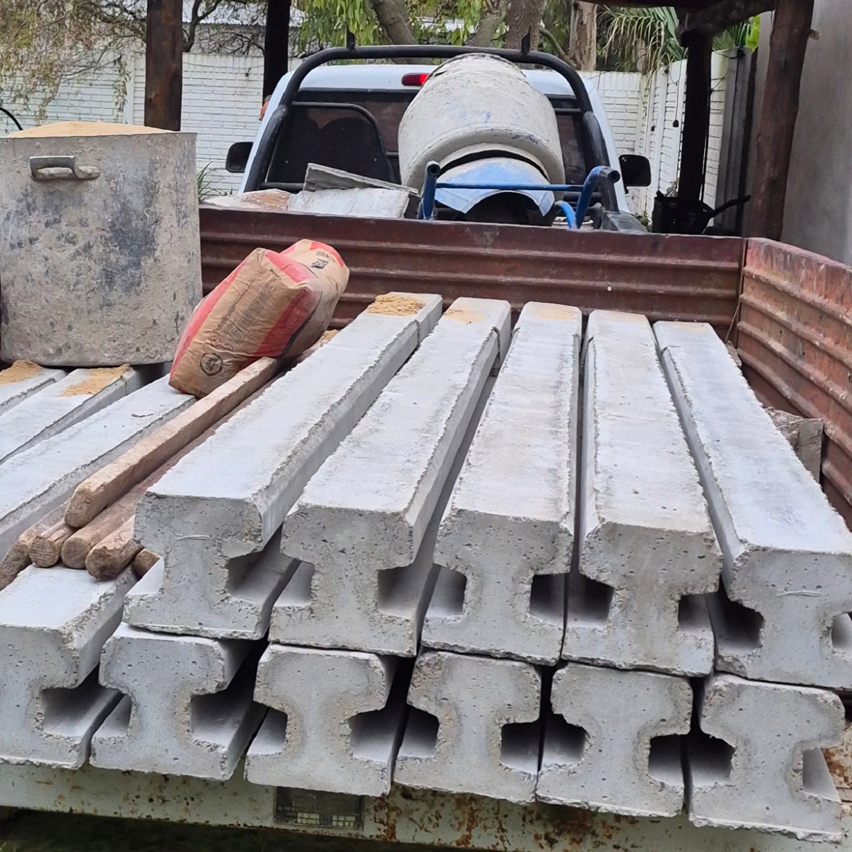 Proceso de fabricación en hormigón